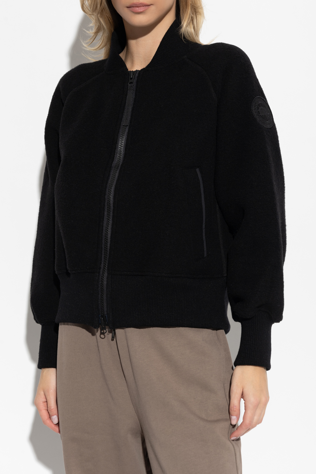 Canada Goose Sweatshirt with logo patch | Women's Clothing